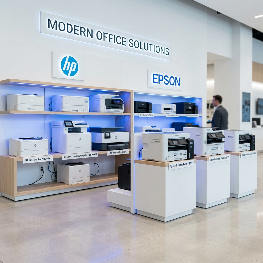 Premium printer showroom at Geek Repair LLC